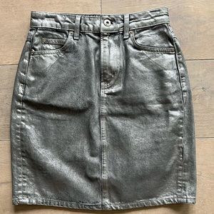 NWT Anthropologie Pilcro size 6 metallic denim